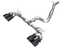 AWE TUNING VW MK8 Golf R Exhaust Quad Black Tips 3020-43658