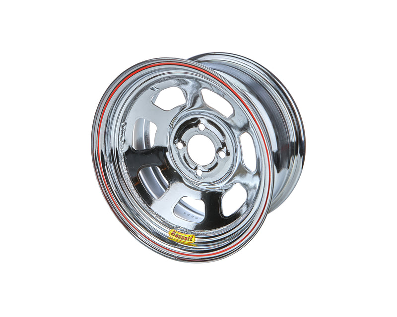 BASSETT Wheel 14x7 D Hole 4x 100MM 3in Chrome 47SH3C