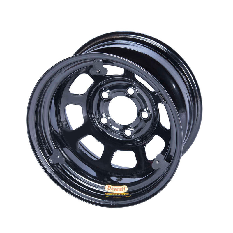BASSETT 15X8 IMCA Black Inertia 5x5 w/Tab 58A52IRING