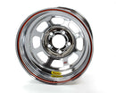 BASSETT 15x8 IMCA Wheel Rev. Bell D-Hole Chrome 58D52IRBC
