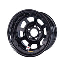 BASSETT Wheel 15x8 IMCA B/Lock 5x5 Black 4.75in BS 58D5475ILK
