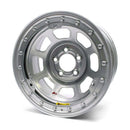 BASSETT 15X8 IMCA B/Lock Wheel D-Hole Silver 5x5 58D54ISLK