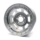 BASSETT 15X8 IMCA B/Lock Wheel D-Hole Silver 5x4.75 58DC4ISLK