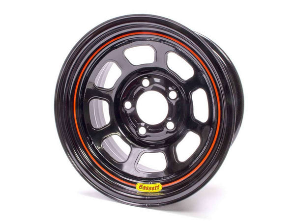 BASSETT 15x8 5x5 Black Spun 58S55