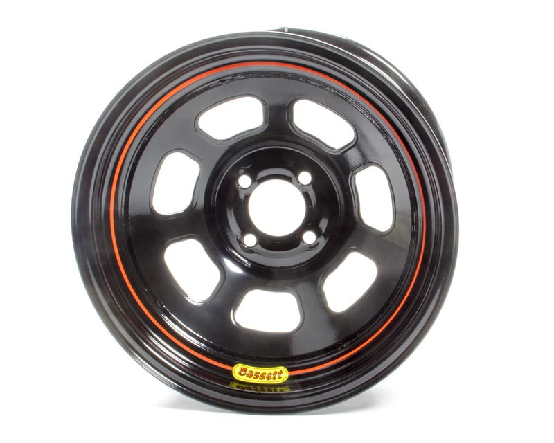 BASSETT Wheel 15x8 D-Hole 4x100 mm 4in BS Black 58SH4