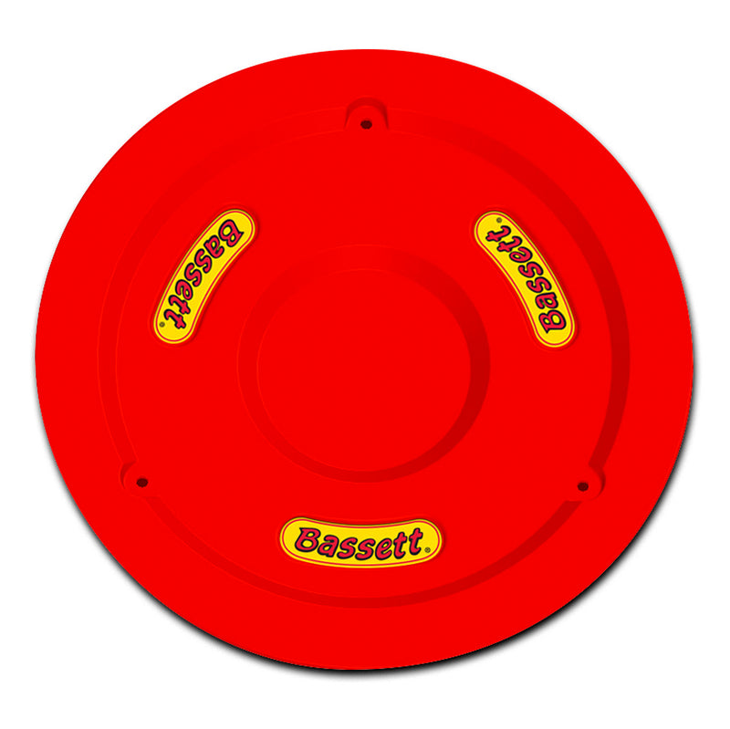 BASSETT Wheel Cover 15in Red Fluorescent 5PLG-FLORED