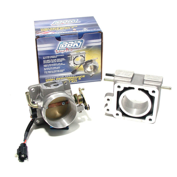 BBK PERFORMANCE 70mm Throttle Body/EGR Plate Kit - 86-93 Must. 1500