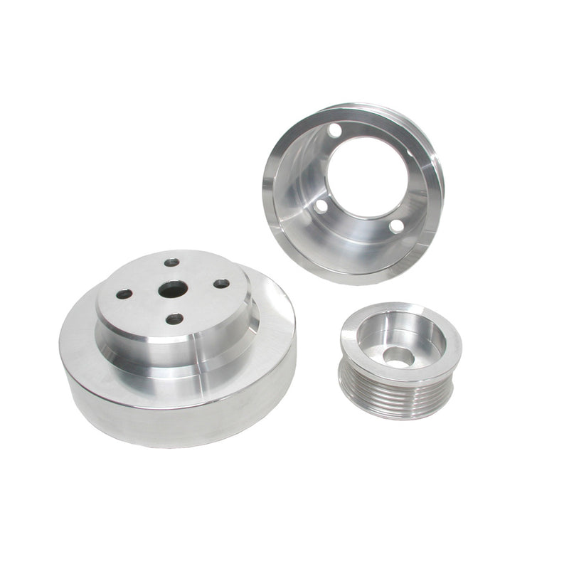 BBK PERFORMANCE 3pc. Aluminum Pulley Kit - 79-93 Mustang 1553