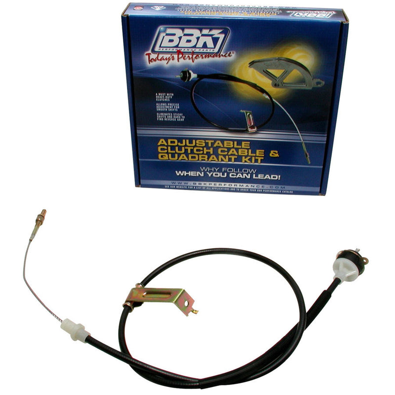 BBK PERFORMANCE Adjustable Clutch Cable 96-04 Mustang 3519