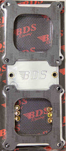 BLOWER DRIVE SERVICE Dual Carb Adapter Polished 671/871 CA-9025