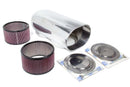 BLOWER DRIVE SERVICE Dual Dominator Scoop w/ Filters - Polished SC-9003