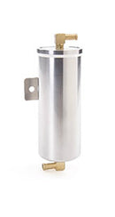 BE-COOL RADIATORS Billet Alum. Recovery Tank Vented Diam-Cut Fin 70003