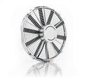 BE-COOL RADIATORS 16in. Chrome Plated- High Torque- Electric 75033