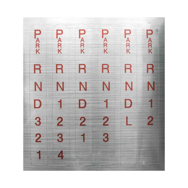 B and M AUTOMOTIVE Indicator Decal 80848