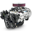 BLUEPRINT ENGINES SBC 383 Crate Engine w/ EFI Dressed w/Pulley Kit BP38318MPFIKB