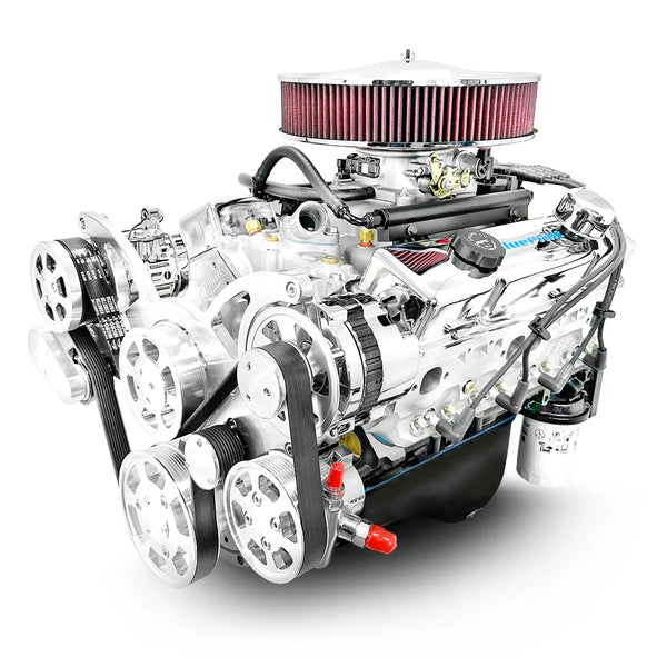 BLUEPRINT ENGINES SBC 383 Crate Engine w/ EFI Dressed w/Pulley Kit BP38318MPFIK