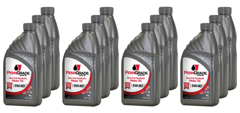 PENNGRADE MOTOR OIL PennGrade Euro 5w40 Case 12 x 1 Quart 61316