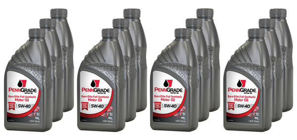 PENNGRADE MOTOR OIL PennGrade Euro Elite 5w40 Case 12 x 1 Quart 61366