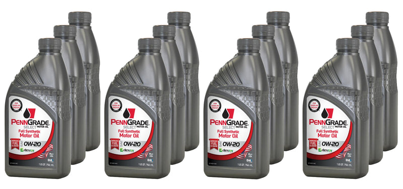 PENNGRADE MOTOR OIL PennGrade Select 0w20 Case 12 x 1 Quart 61526