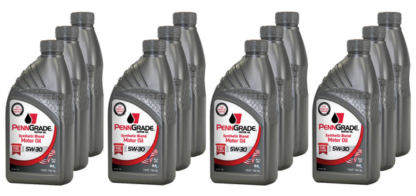 PENNGRADE MOTOR OIL PennGrade Syn Blend 5w30 Case 12 x 1 Quart 62726