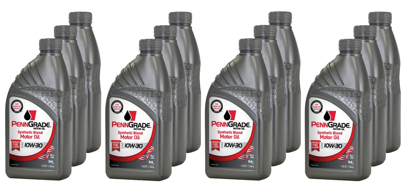 PENNGRADE MOTOR OIL PennGrade Syn Blend 10w 30 Case 12 x 1 Quart 62736