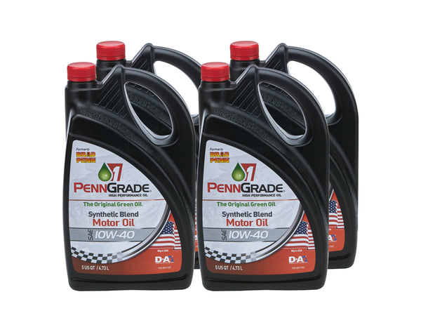 PENNGRADE MOTOR OIL 10w40 Racing Oil Case 4 x 5 Quart Bottles 71440