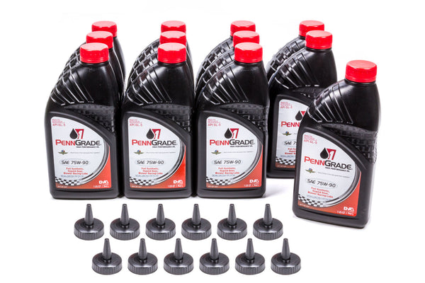 PENNGRADE MOTOR OIL 75w90 Hypoid Gear Oil Case 12 x 1 Qt. 77666