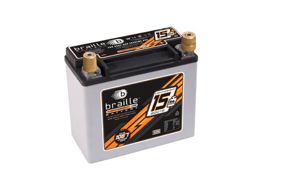 BRAILLE AUTO BATTERY Racing Battery 15lbs 1067 PCA 6.8x3.3x6.1 B2015