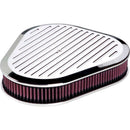 BILLET SPECIALTIES Triangle Air Cleaner Ball Milled 15720