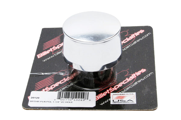 BILLET SPECIALTIES Polished Breather Plain 20120
