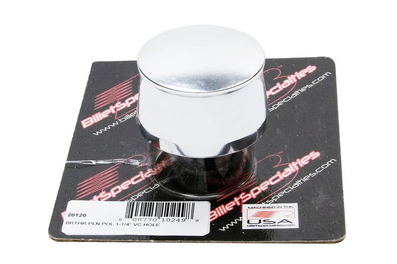 BILLET SPECIALTIES Polished Breather Plain 20120