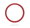 BILLET SPECIALTIES Steering Wheel Red Wrap Leather Half 29005