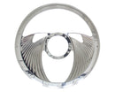 BILLET SPECIALTIES Half Wrap Steering Wheel -Eagle Polished 29825