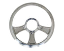 BILLET SPECIALTIES Chicayne Half Wrap Steering Wheel 30765