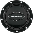 BILLET SPECIALTIES Horn Button Riveted Black Anodized 32719