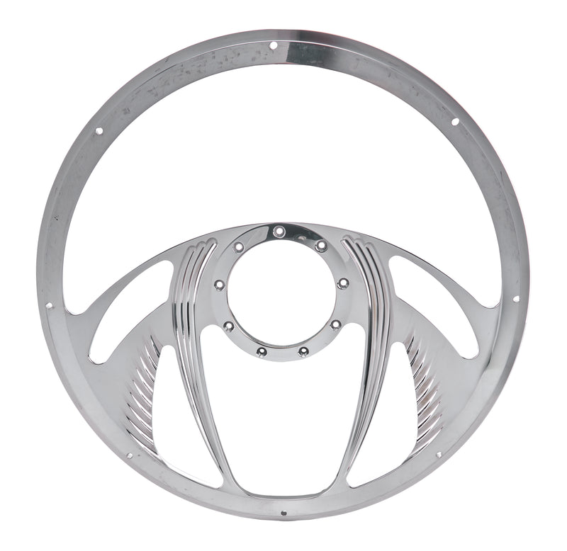 BILLET SPECIALTIES Steering Wheel Half Wrap 15.5in Psycho 34055