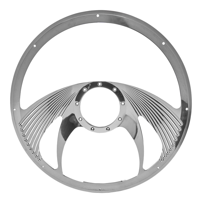 BILLET SPECIALTIES Steering Wheel Half Wrap 15.5in Phantom 34065