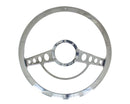 BILLET SPECIALTIES Half Wrap 15.5in Steering Wheel Classic 34725