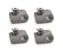 BILLET SPECIALTIES Line Clamps 1/4in (4PK) 65210