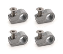 BILLET SPECIALTIES Billet Line Clamps 1/2in 4pcs 65510