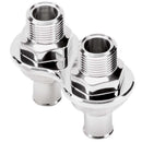 BILLET SPECIALTIES Heater Bulkhead Push-On 2 Port 66825
