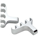 BILLET SPECIALTIES Plug Wire Separators 8.5mm 4 Wire V/C Mount 69704