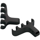 BILLET SPECIALTIES 4 Wire Separator Valve Cover Mount Black Pair 69784