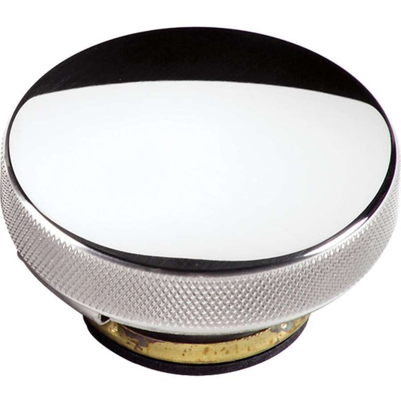BILLET SPECIALTIES Polished Radiator Cap Plain 16lb. 75120