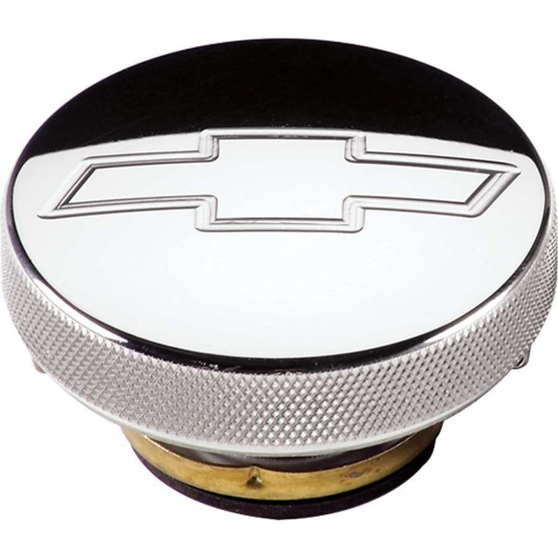 BILLET SPECIALTIES Polished Radiator Cap Chevy Logo 16lb. 75320