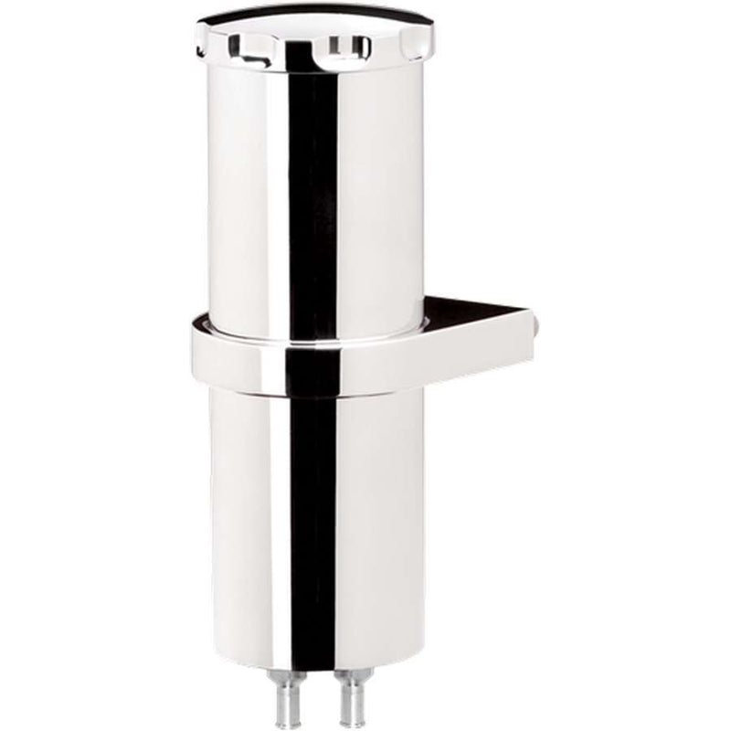 BILLET SPECIALTIES Over Flow Tank 8.75in Smooth w/Bracket 77109