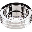 BILLET SPECIALTIES Polished SBC 3 Groove Lower Pulley 81320