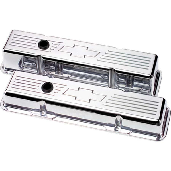 BILLET SPECIALTIES SBC Bowtie Tall Valve Covers 95221