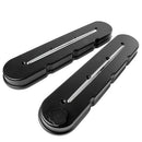 BILLET SPECIALTIES LS Streamline Valve Covers Satin Black 95424