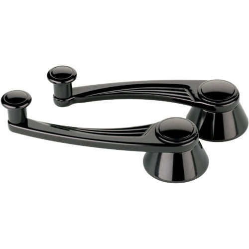 BILLET SPECIALTIES Black Window Crank Ball Milled GM/Ford 49-Up BLK46525